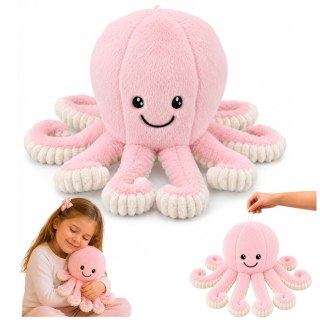 Pluszowa Ośmiornica Maskotka Przytulanka Sprężyste Macki Różowa 50 cm