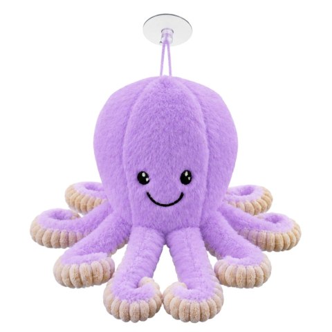 Pluszowa Ośmiornica Maskotka Przytulanka Z Przyssawką Fioletowa 16 cm