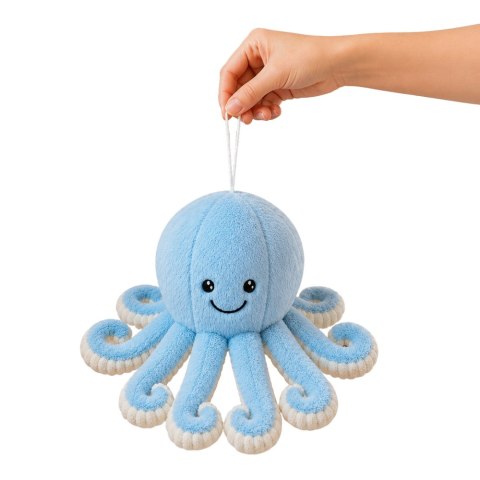 Pluszowa Ośmiornica Maskotka Przytulanka Z Przyssawką Niebieska 16 cm