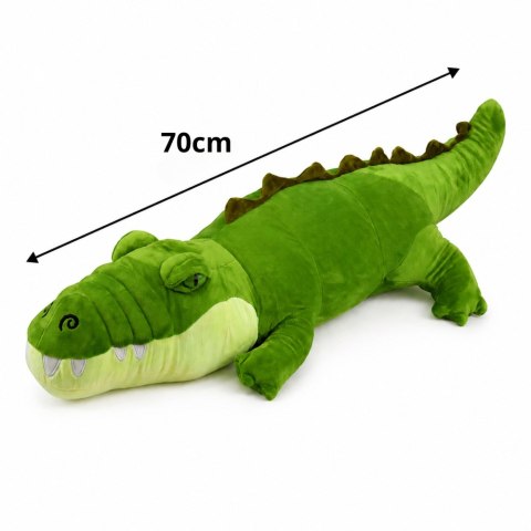 Pluszowy Krokodyl Maskotka Przytulanka Realistyczny Zielony 70 cm
