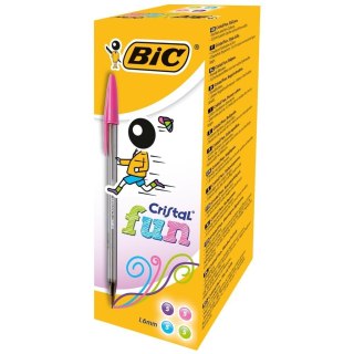 Długopis Cristal Fun 1,6mm mix (20szt) BIC