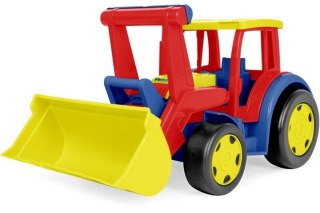 Gigant traktor ładowarka czerwono żółty