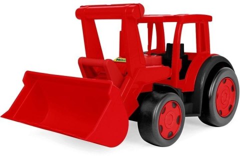 Gigant traktor ładowarka czerwony