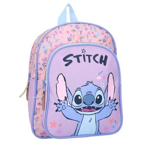 Plecak szkolny z kieszenią Stitch