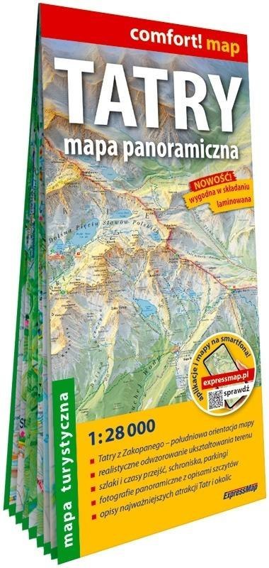 Comfort! map Tatry mapa - panoramiczna 1:28 000