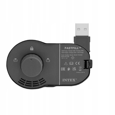 Materac dmuchany 191x99x36 cm z wbudowaną pompką USB INTEX 64157