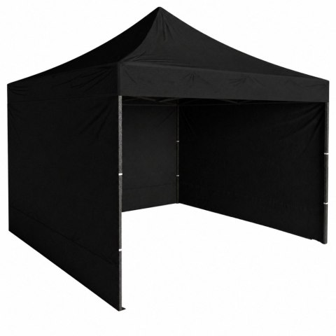 Namiot Ogrodowy Ekspresowy Pawilon Handlowy Cateringowy Czarny 3x3M