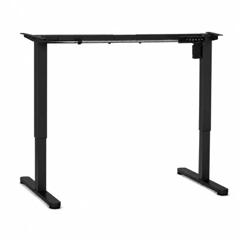 Stelaż biurka elektryczny regulacja wysokości 72-118 cm blat do 160 cm czarny ModernHome