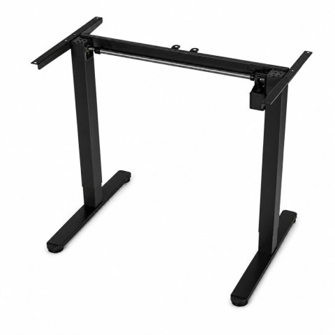 Stelaż biurka elektryczny regulacja wysokości 72-118 cm blat do 160 cm czarny ModernHome