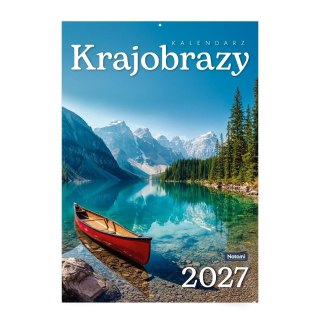 Kalendarz 2027 A4 ścienny Krajobrazy