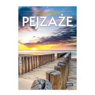 Kalendarz 2027 A4 ścienny Pejzaże
