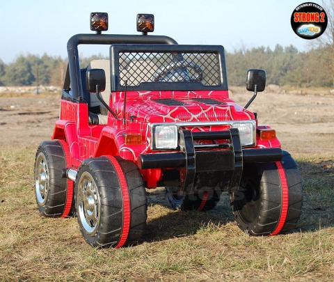 MEGA JEEP DRIFFTER EXCLUSIVE DLA 2 DZIECI, WOLNY START/ LAKIER. MIĘKKIE SIEDZENIE HP-011