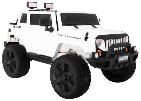 MEGA JEEP DRIFFTER EXCLUSIVE DLA 2 DZIECI, WOLNY START/ LAKIER. MIĘKKIE SIEDZENIE HP-011
