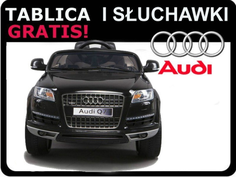 DWUOSOBOWE AUDI Q7 NA LICENCJI 2x35W Koła EVA AUTO NA AKUMULATOR