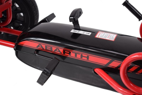 GOKART FIAT ABARTH LICENCJONOWANY KOŁA EVA/PB9388A GOKART FIAT ABARTH LICENCJONOWANY KOŁA EVA/PB9388A