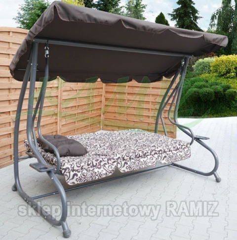 Hustawka ogrodowa Ramiz 2w1 Leżanka 3-4 osobowa 214cm x 168 cm x 114 cm