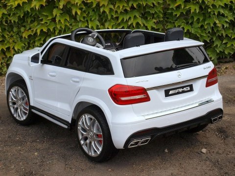 MERCEDES GLS 63, 4 SILNIKI, 2X12 V, MIĘKKIE KOŁA, MIĘKKIE SIEDZENIE, KLIMATYZACJA DLA 2 DZIECI/HL228