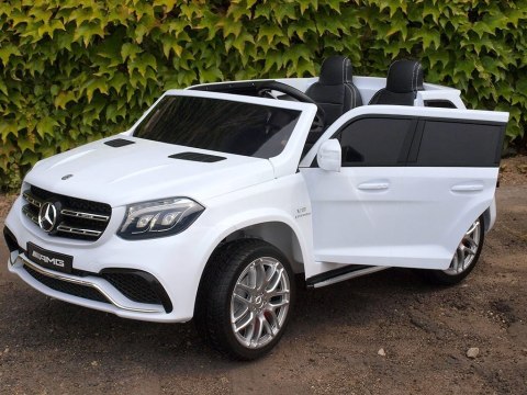 MERCEDES GLS 63, 4 SILNIKI, 2X12 V, MIĘKKIE KOŁA, MIĘKKIE SIEDZENIE, KLIMATYZACJA DLA 2 DZIECI/HL228