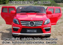 MERCEDES ML63 AMG DWA SILNIKI, OTWIERA DRZWI MOCNY/DMD168