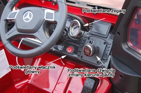 MERCEDES G63 AMG DWA SILNIKI, OTWIERA DRZWI MOCNY, MIĘKKIE KOŁA/HL168