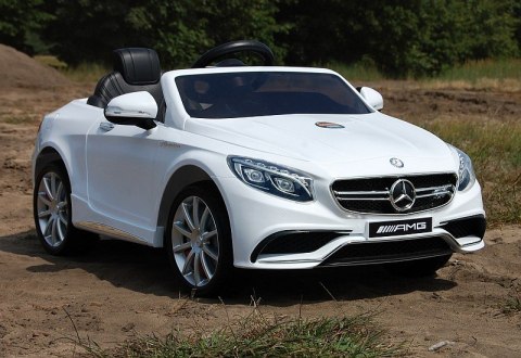 MERCEDES S63 AMG LICENCJA, MIĘKKIE KOŁA EVA FULL OPCJA/HL169