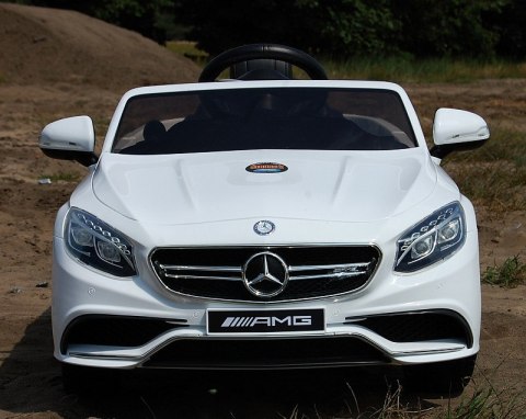 MERCEDES S63 AMG LICENCJA, MIĘKKIE KOŁA EVA FULL OPCJA/HL169
