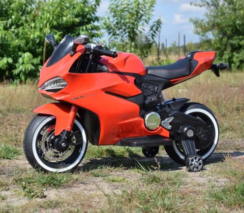 WIELKI MOTOR ŚCIGACZ PERFECT WOLNY START, ŚWIECĄCE, MIĘKKIE KOŁA/1628G