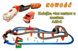 KOLEJKA Z MOSTEM+TOR+TUNEL NOWOŚĆ/A40-6