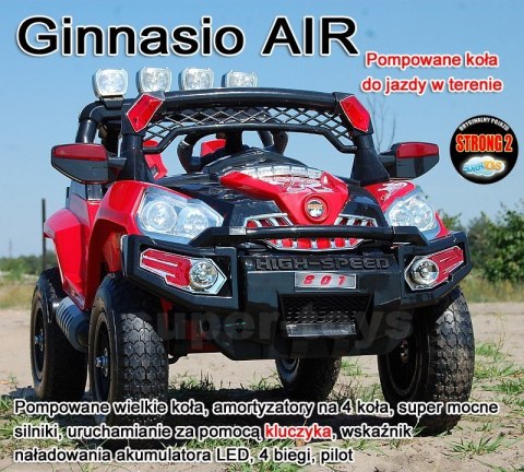 MASYWNY MEGA MOCNY SUV GINNASIO STRONG 2 POMPOWANE KOŁA KLUCZYK/801AIR