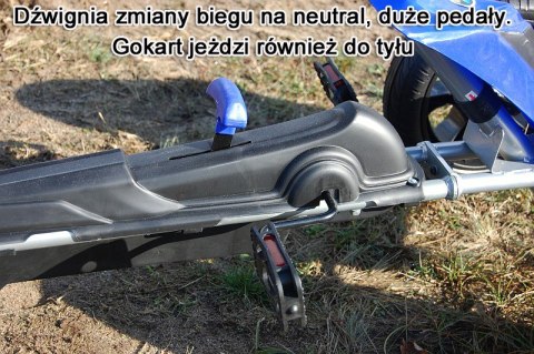 MEGA GOKART MIĘKKIE KOŁA EVA 5-12 lat, DO 60 KG/1502
