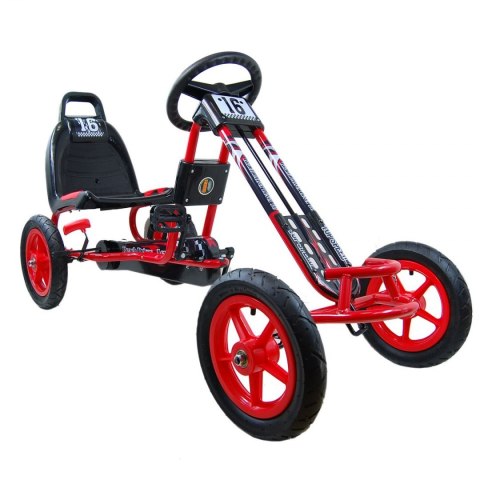 MEGA GOKART POMPOWANE KOŁA 5-12 lat, 138 cm/16-1