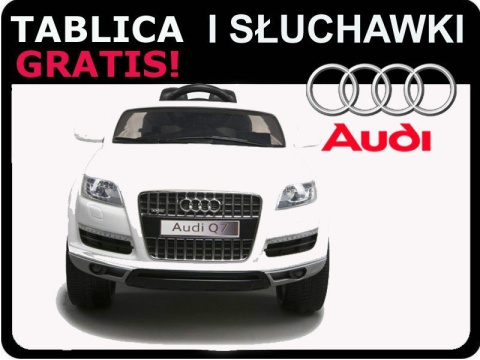 DWUOSOBOWE AUDI Q7 NA LICENCJI 2x35W AUTO NA AKUMULATOR