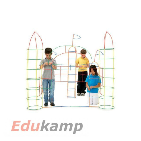 Klocki BAMP Konstrukcyjne Przestrzenne 300 Elem. Klocki BAMP Konstrukcyjne Przestrzenne 300 Elem.
