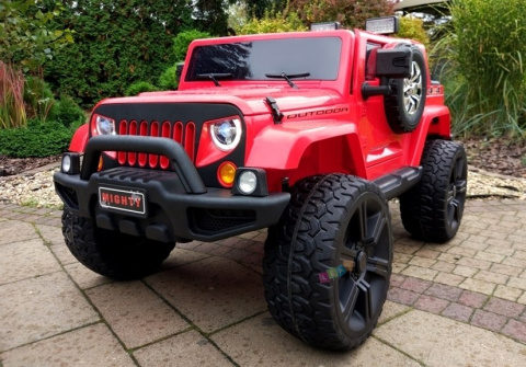 MEGA JEEP DRIFFTER EXCLUSIVE DLA 2 DZIECI, WOLNY START/ LAKIER. MIĘKKIE SIEDZENIE HP-011