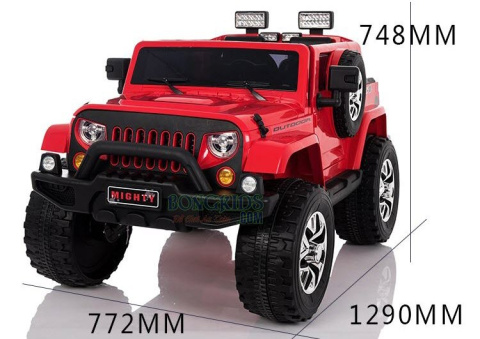 MEGA JEEP DRIFFTER EXCLUSIVE DLA 2 DZIECI, WOLNY START/ LAKIER. MIĘKKIE SIEDZENIE HP-011