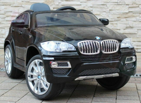 BMW X6 na licencji 2x45W na piankowych kołach EVA Pilot 2.4z kontrolą rodzicielską samochody dla dzieci