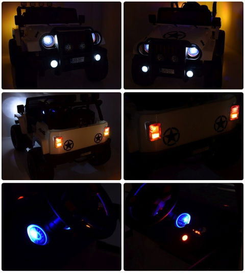 DWUOSOBOWE AUTO NA AKUMULATOR JEEP 4x4 Monster DWUOSOBOWE AUTO NA AKUMULATOR JEEP 4x4 Monster