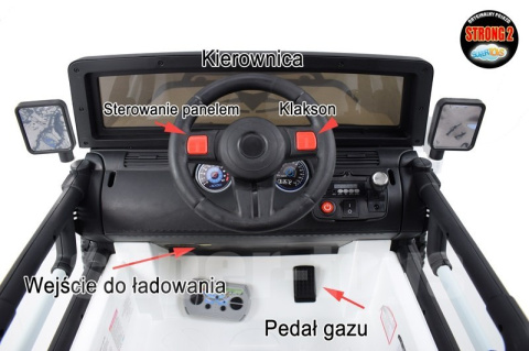 DWUOSOBOWE AUTO NA AKUMULATOR JEEP Monster 4x4