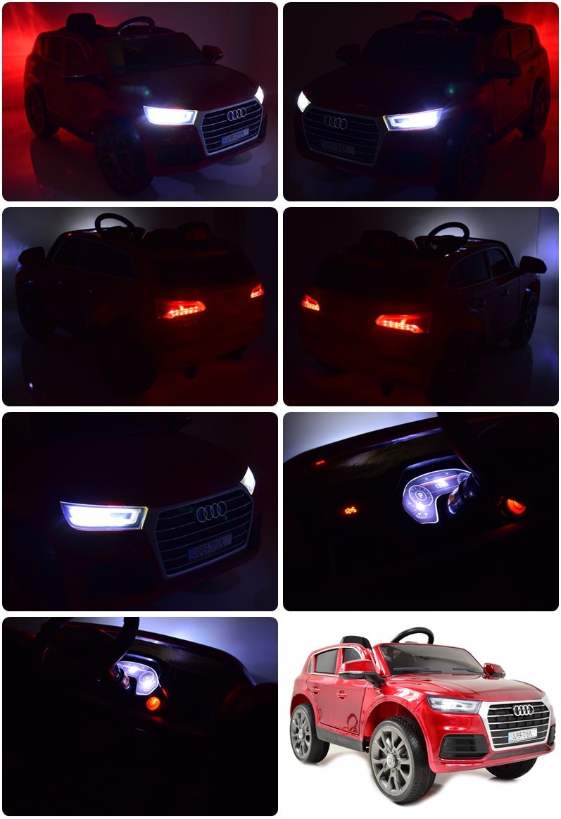 Audi Q5 Suv dla dziecka światła led