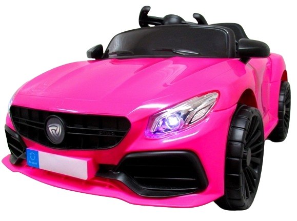 Sportowe Cabrio Z6 Auto na akumulator 2 silniki Pilot 2.4G Kolor Różowy