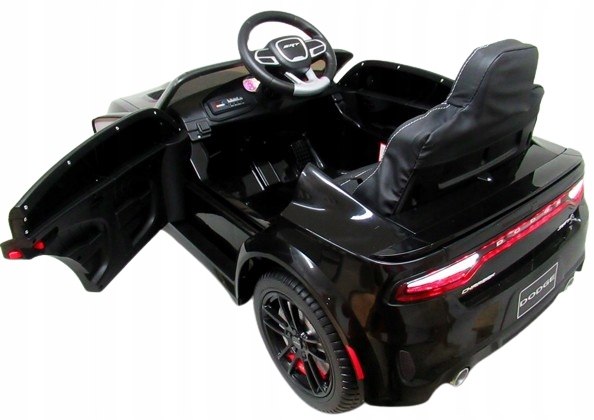 DODGE SRT Auto na akumulator EVA SKÓRA Pilot Wiek dziecka 12 m +