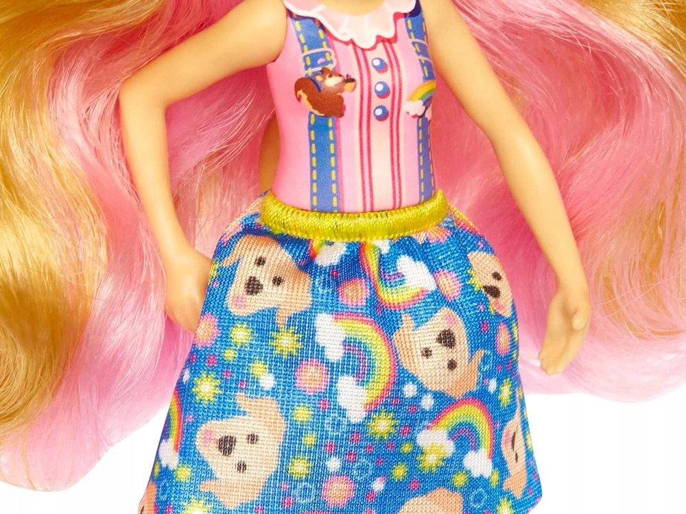 Enchantimals Lalka Golden Retriever figurki szczeniaków wiewiórka ZA5088 Kolor dominujący wielokolorowy