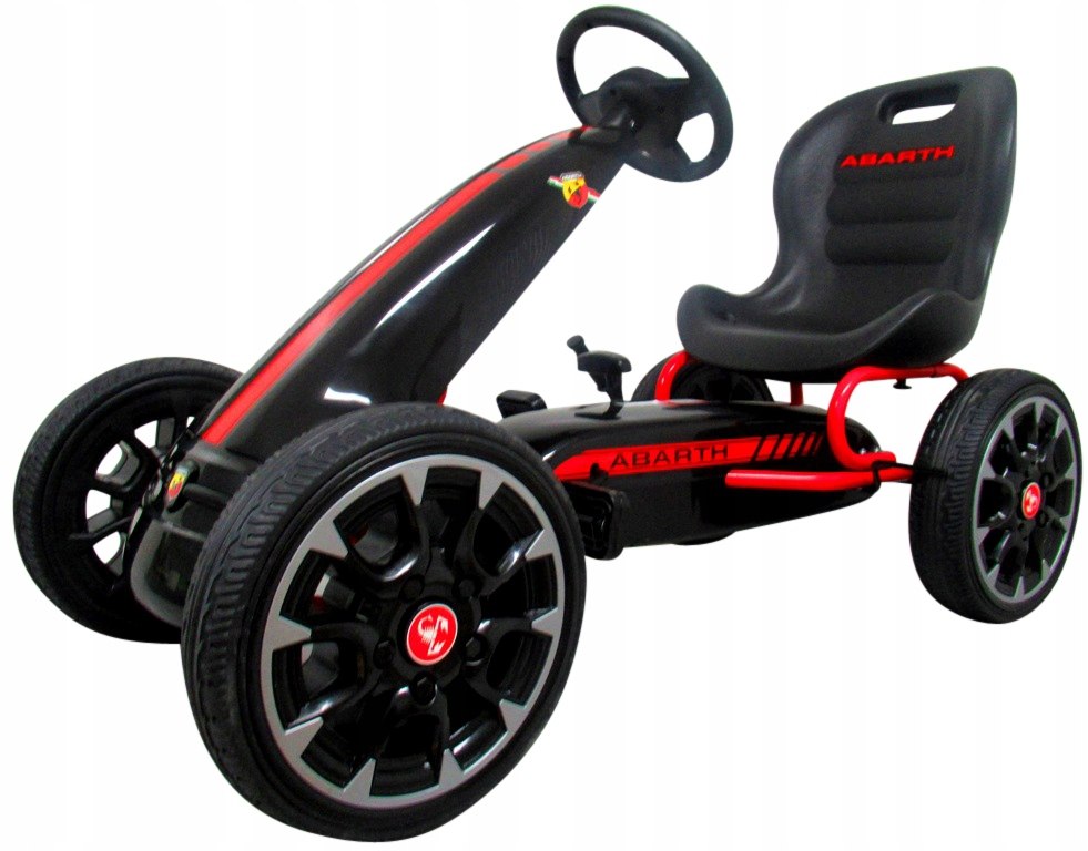 GOKART G6 ABARTH NA PEDAŁA PIANKOWE KOŁA EVA HAMULEC Marka Abarth