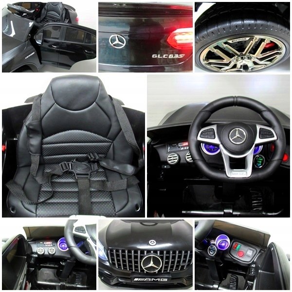 MERCEDES GLC63s Auto na akumulator napęd 4x4 SKÓRA Liczba miejsc 1