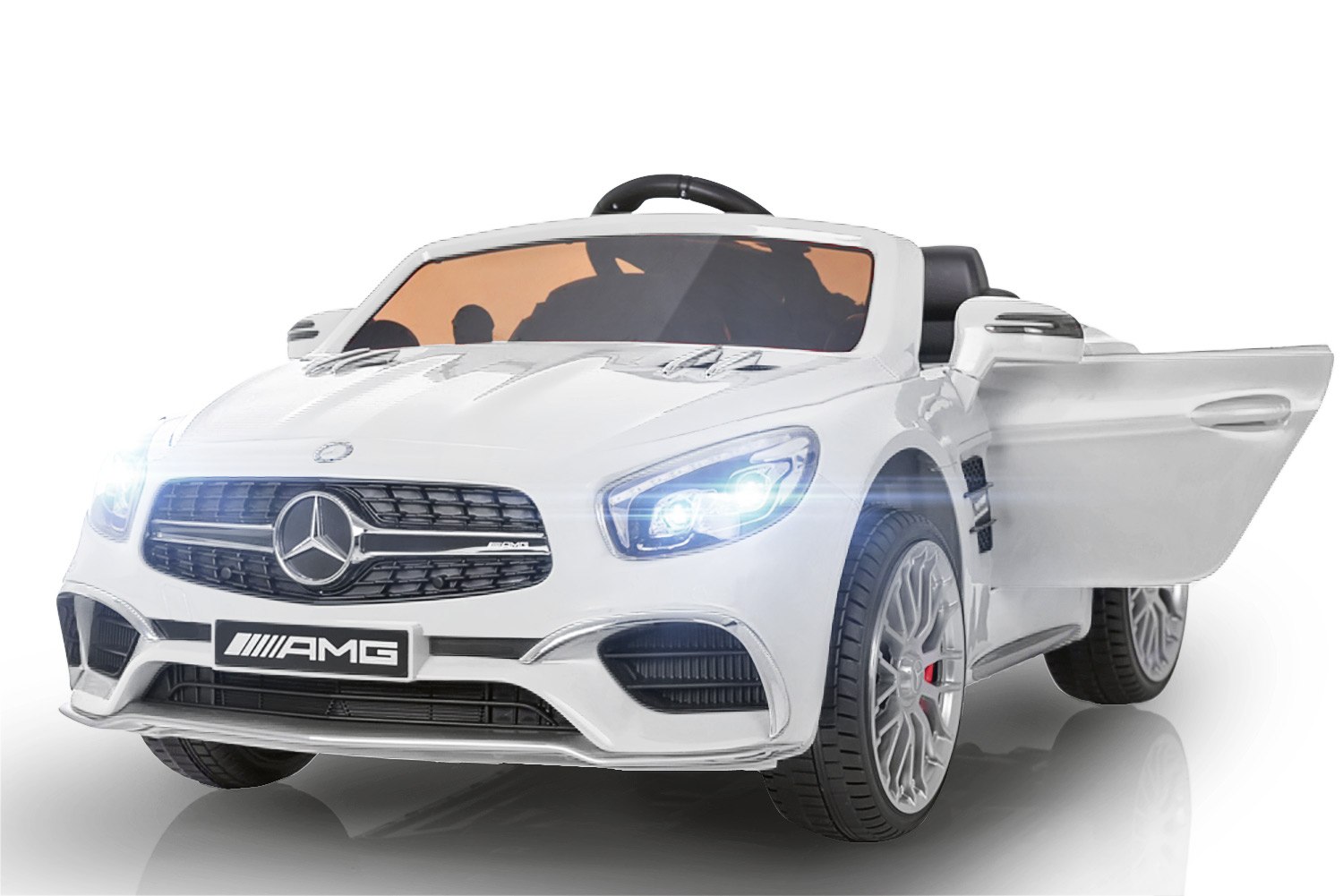 MERCEDES SL65 AMG Auto Na Akumulator EVA MP3 LED Kolor Czerwony